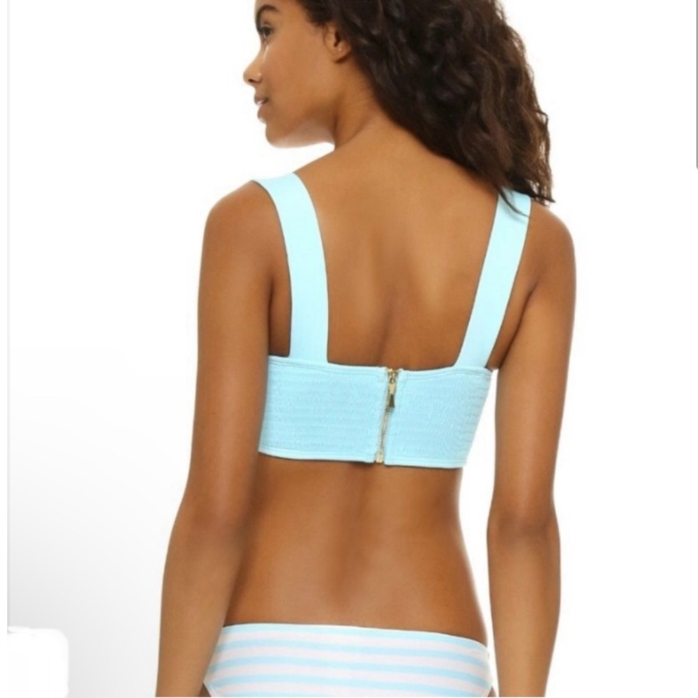 Kate Spade Blue and White Striped Bikini - Picture 5 of 11